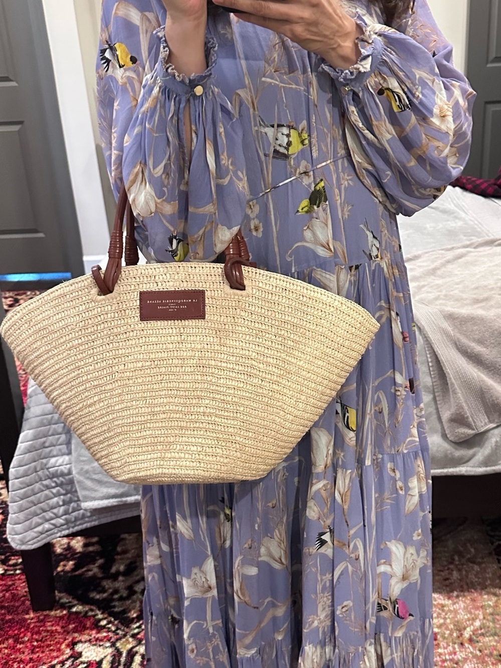 Banana Republic maxi dress with slip
